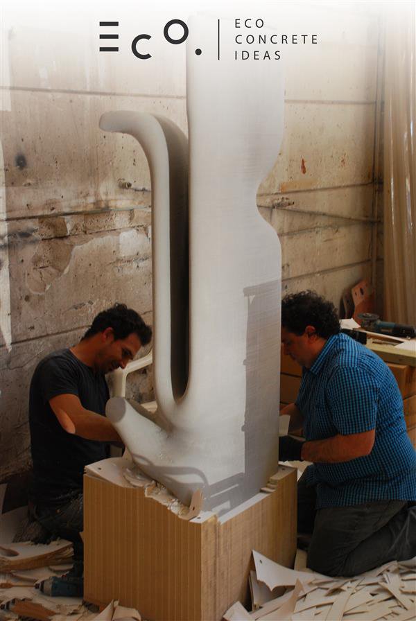 用紙材料3D打印實現(xiàn)高難度的混凝土造型