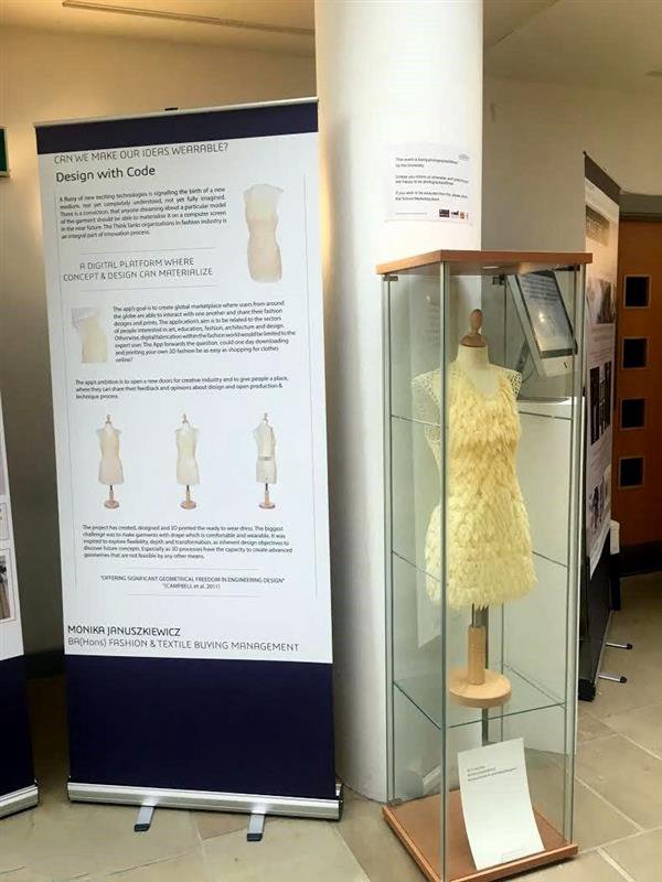 3D打印衣服越來越普遍 服裝設(shè)計(jì)專業(yè)學(xué)生3D打印裙子_e鍵3D打印服務(wù)