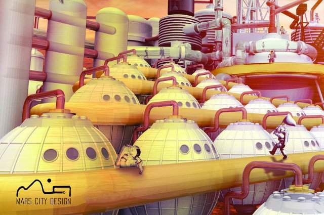 移居火星又近一步 3D打印火星城市原型將呈現_e鍵打印服務公司