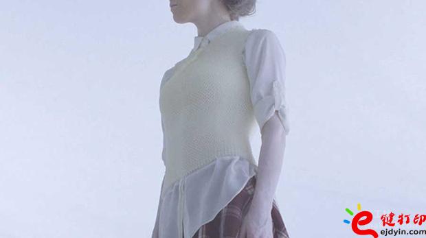 3d打印在時裝(衣服/服裝)上的應用--3d打印設計TUP材料針織背心