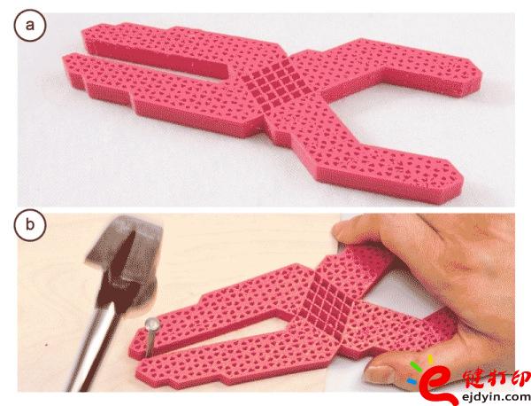 用Metamaterial技術(shù)一體打印的鉗子 [4D or 3D]3D打印技術(shù)升級(jí)版-3D打印可形變微結(jié)構(gòu)新鮮出爐