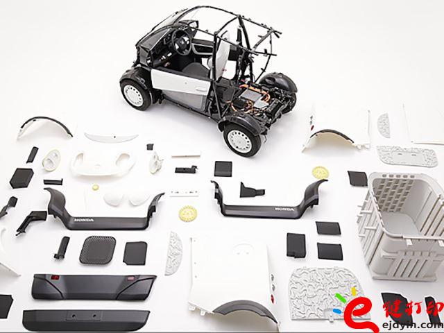 3d打印汽車應用案例 本田創(chuàng)新3D打印電動車與商用鎂電池