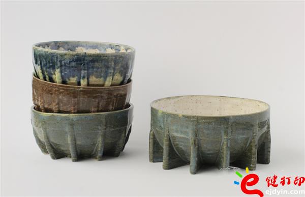 3D打印陶瓷作品展示,3d打印陶瓷粉末材料 景德鎮結合3D打印雕刻技術顛覆傳統手工制陶