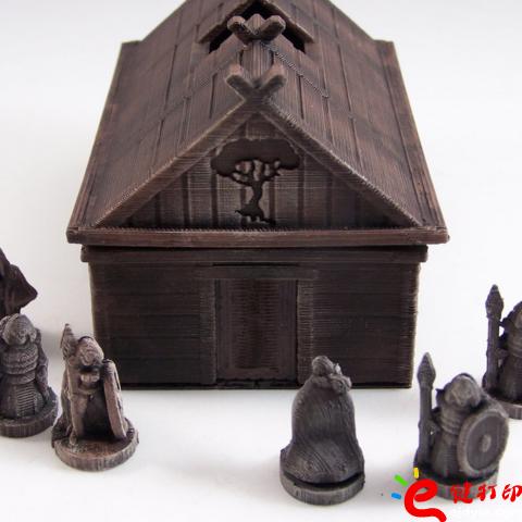 復(fù)古風(fēng)的金屬質(zhì)感3D打印VIKING房子欣賞 很像巧克力(帶下載地址) 復(fù)古風(fēng)的金屬質(zhì)感3D打印VIKING房子欣賞 很像巧克力(帶下載地址)